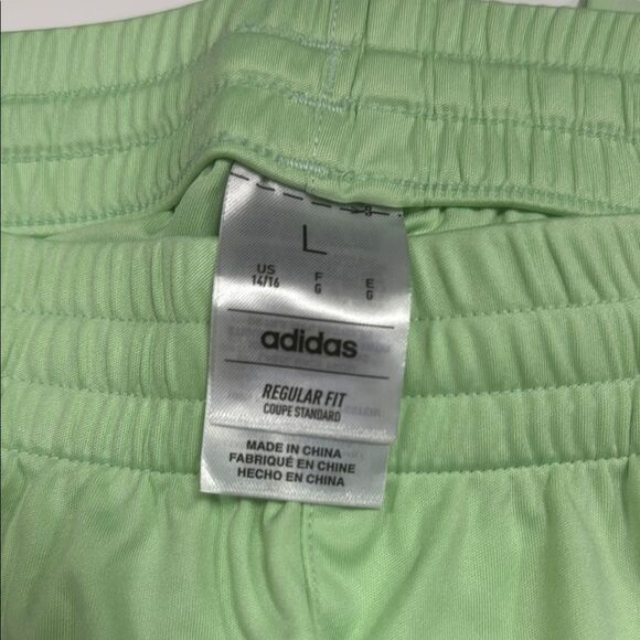 Adidas Light Green Athletic Shorts - Picture 2 of 6